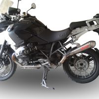 Escape compatível com Bmw R 1200 Gs -Adventure 2005-2009, Powercone Evo, Escape legal, homologado, silenciador com db killer removível e tubo de ligação específico 