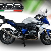 Escape compatível com Bmw R 1200 Rs Lc 2017-2019, Powercone Evo, Escape legal, homologado, silenciador com db killer removível e tubo de ligação específico 