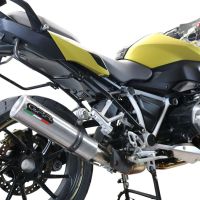 Escape compatível com Bmw R 1250 R -Rs 2021-2024, M3 Titanium Natural, Escape legal, homologado, silenciador com db killer removível e tubo de ligação específico 