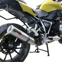 Escape compatível com Bmw R 1250 R -Rs 2021-2024, M3 Titanium Natural, Escape legal, homologado, silenciador com db killer removível e tubo de ligação específico 