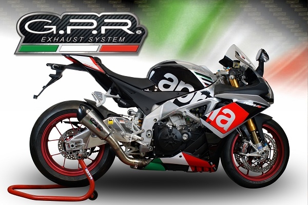 Escape compatível com Aprilia Rsv4 1000 2015-2016, Gpe Ann. titanium, Escape legal, homologado, silenciador com catalisador, db killer removível e tubo de ligação específico 