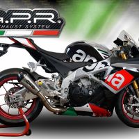 Escape compatível com Aprilia Rsv4 1000 2015-2016, Gpe Ann. titanium, Escape legal, homologado, silenciador com catalisador, db killer removível e tubo de ligação específico 