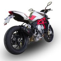 Escape compatível com Mv Agusta F3 800 2017-2020, GP Evo4 Poppy, Escape legal, homologado, silenciador com catalisador, db killer removível e tubo de ligação específico 