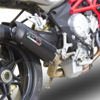 Escape compatível com Mv Agusta F3 800 2017-2020, GP Evo4 Poppy, Escape legal, homologado, silenciador com catalisador, db killer removível e tubo de ligação específico 