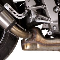 Escape compatível com Honda Cb 1000 R 2008-2014, Satinox , Escape legal, homologado, silenciador com db killer removível e tubo de ligação específico 