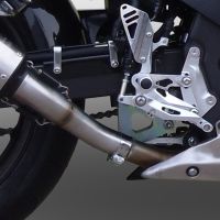 Escape compatível com Honda Cbr 500 R 2019-2022, GP Evo4 Titanium, Escape legal, homologado, silenciador com db killer removível e tubo de ligação específico 