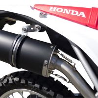 Escape compatível com Honda Crf 250 L - Rally 2017-2020, GP Evo4 Poppy, Escape legal, homologado, silenciador com catalisador, db killer removível e tubo de ligação específico 