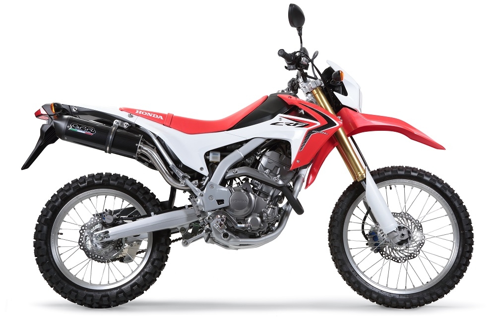 Escape compatível com Honda Crf 250 L - Rally 2017-2020, Furore Evo4 Nero, Escape legal, homologado, silenciador com catalisador, db killer removível e tubo de ligação específico 