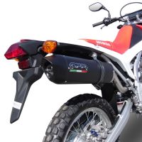 Escape compatível com Honda Crf 250 L - Rally 2017-2020, Furore Evo4 Nero, Escape legal, homologado, silenciador com catalisador, db killer removível e tubo de ligação específico 