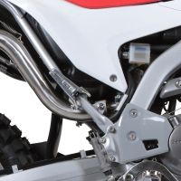 Escape compatível com Honda Crf 300 L - Rally 2021-2024, GP Evo4 Titanium, Escape legal, homologado, silenciador com catalisador, db killer removível e tubo de ligação específico 