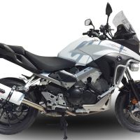 Escape compatível com Honda Crossrunner 800 Vfr 800 X 2017-2020, Albus Evo4, Escape legal, homologado, silenciador com db killer removível e tubo de ligação específico 