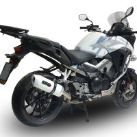 Escape compatível com Honda Crossrunner 800 Vfr 800 X 2017-2020, Albus Evo4, Escape legal, homologado, silenciador com db killer removível e tubo de ligação específico 