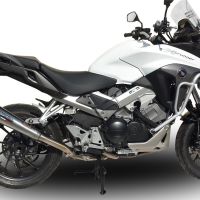 Escape compatível com Honda Crossrunner 800 Vfr 800 X 2017-2020, Powercone Evo, Escape legal, homologado, silenciador com db killer removível e tubo de ligação específico 