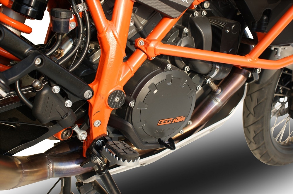 Escape compatível com Ktm LC 8 Super Adventure 1290 - S - R - T 2017-2020, Decatalizzatore, Sistema racing Sistema de tubo para eliminar o catalisador 