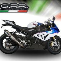 Escape compatível com Bmw S 1000 RR -M 2015-2016, Gpe Ann. titanium, Escape legal, homologado, silenciador com db killer removível e tubo de ligação específico 