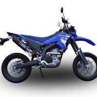 Escape compatível com Yamaha WR 250 X-R 2007-2019, Furore Poppy, Escape legal, homologado, silenciador com db killer removível e tubo de ligação específico 