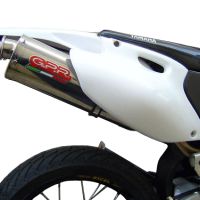 Escape compatível com Yamaha Yz 400 F 1998-1999, Trioval, Escape legal, homologado, silenciador com db killer removível e tubo de ligação específico 