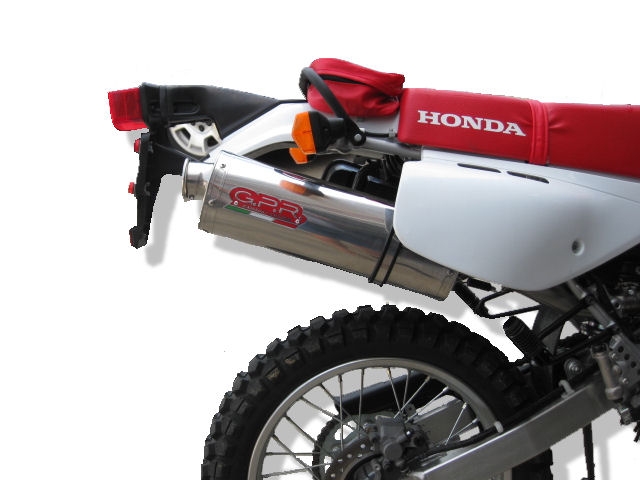 Escape compatível com Honda Xr 600 R 1988-1998, Trioval, Escape legal, homologado, silenciador com db killer removível e tubo de ligação específico 