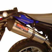 Escape compatível com Yamaha Xt 660 X-R 2004-2014, Gpe Ann. titanium, Par de silenciosos de escape homologadas, com db killer removível e tubos de ligação específicos 