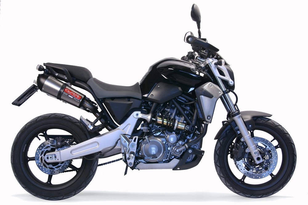 Escape compatível com Yamaha MT03 660 2006-2013, Gpe Ann. titanium, Par de silenciosos de escape homologadas, com db killer removível e tubos de ligação específicos 