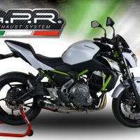 Escape compatível com Kawasaki Z 650 2021-2022, GP Evo4 Titanium, Sistema homologado com catalisador linha completa, silencioso mais coletor 