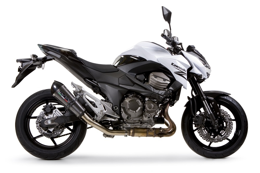 Escape compatível com Kawasaki Z 800 2009-2016, Gpe Ann. Poppy, Escape legal, homologado, silenciador com db killer removível e tubo de ligação específico 