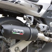 Escape compatível com Kawasaki Zzr 600 2002-2006, Furore Nero, Par de silenciosos de escape homologadas, com db killer removível e tubos de ligação específicos 