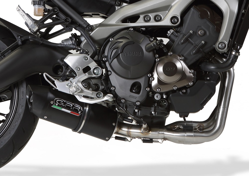 Escape compatível com Yamaha XSR900 2016-2021, Furore Evo4 Poppy, Sistema homologado com catalisador linha completa, silencioso mais coletor 