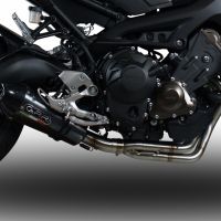 Escape compatível com Yamaha XSR900 2016-2021, GP Evo4 Poppy, Sistema homologado com catalisador linha completa, silencioso mais coletor 