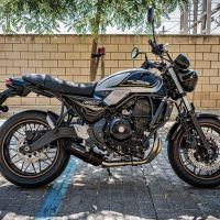 Escape compatível com Kawasaki Z 650 RS 2021-2023, M3 Black Titanium, Silenciador homologado para ruído, com catalisador, linha completa 