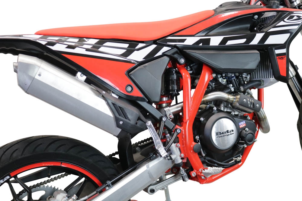 Escape compatível com Beta RR 125 4T Enduro 2021-2024, Decatalizzatore, Sistema racing Linha completa, silencioso mais coletor 