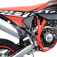 Escape compatível com Beta RR 125 4T Motard 2021-2024, Decatalizzatore, Sistema racing Linha completa, silencioso mais coletor 