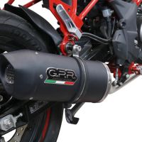 Escape compatível com Benelli Bn 125 2021-2024, Furore Evo4 Nero, Sistema homologado com catalisador linha completa, silencioso mais coletor 