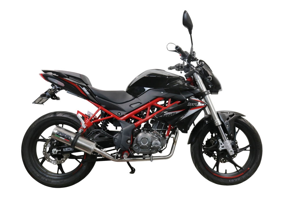 Escape compatível com Benelli Bn 125 2021-2024, M3 Inox , Sistema homologado com catalisador linha completa, silencioso mais coletor 