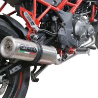 Escape compatível com Benelli Bn 125 2018-2020, M3 Inox , Sistema homologado com catalisador linha completa, silencioso mais coletor 