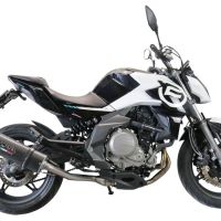 Escape compatível com Cf Moto 650 Mt 2021-2024, Furore Evo4 Poppy, Escape legal, homologado, silenciador com catalisador, db killer removível e tubo de ligação específico 