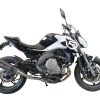 Escape compatível com Cf Moto 400 NK 2021-2023, GP Evo4 Poppy, Escape legal, homologado, silenciador com catalisador, db killer removível e tubo de ligação específico 