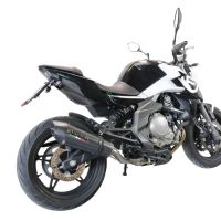 Escape compatível com Cf Moto 400 NK 2021-2023, GP Evo4 Poppy, Escape legal, homologado, silenciador com catalisador, db killer removível e tubo de ligação específico 