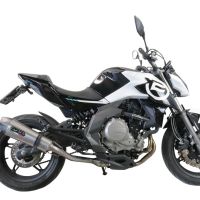 Escape compatível com Cf Moto 650 Nk 2021-2024, GP Evo4 Titanium, Escape legal, homologado, silenciador com catalisador, db killer removível e tubo de ligação específico 