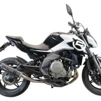 Escape compatível com Cf Moto 650 Mt 2021-2024, M3 Poppy , Escape legal, homologado, silenciador com catalisador, db killer removível e tubo de ligação específico 