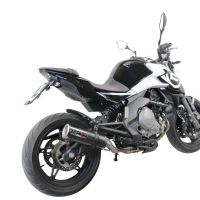 Escape compatível com Cf Moto 650 Mt 2021-2024, M3 Poppy , Escape legal, homologado, silenciador com catalisador, db killer removível e tubo de ligação específico 