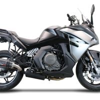 Escape compatível com Cf Moto 650 Gt 2022-2024, GP Evo4 Poppy, Escape legal, homologado, silenciador com db killer removível e tubo de ligação específico 