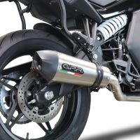 Escape compatível com Cf Moto 650 Gt 2022-2024, Gpe Ann. Titanium, Escapamento Racing, silenciador com conexão específica e db killer removível 