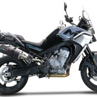 Escape compatível com Cf Moto 800 Mt Touring 2022-2024, Dual Poppy, Escape legal, homologado, silenciador com db killer removível e tubo de ligação específico 