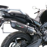 Escape compatível com Cf Moto 800 Mt Touring 2022-2024, Furore Evo4 Poppy, Escape legal, homologado, silenciador com db killer removível e tubo de ligação específico 