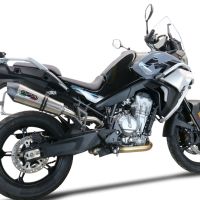 Escape compatível com Cf Moto 800 Mt Sport 2022-2024, GP Evo4 Titanium, Escape legal, homologado, silenciador com db killer removível e tubo de ligação específico 