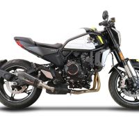 Escape compatível com Cf Moto 700 CL-X Heritage 2022-2024, Gpe Ann. Poppy, Escape legal, homologado, silenciador com db killer removível e tubo de ligação específico 