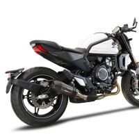 Escape compatível com Cf Moto 700 CL-X Adv 2022-2024, Gpe Ann. Poppy, Escape legal, homologado, silenciador com db killer removível e tubo de ligação específico 