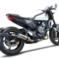 Escape compatível com Cf Moto 700 CL-X Sport 2022-2024, M3 Titanium Natural, Escape legal, homologado, silenciador com db killer removível e tubo de ligação específico 