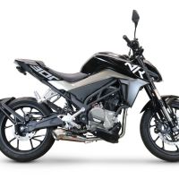 Escape compatível com Cf Moto 300 NK 2022-2024, Powercone Evo, Escape racing linha completa, silencioso mais coletor com dbkiller, não homologado 